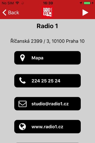 Radio 1 Praha screenshot 4