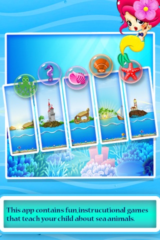 Bubble Shooter Mermaid - Bubble Game for Kids screenshot 2