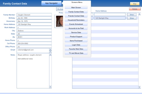 Life Manager DB screenshot 2