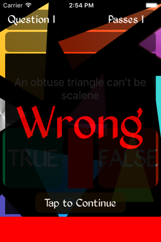 True or False - Triangles screenshot 3