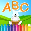 ABC Alphabet animals coloring book and drawing A-Z for kids