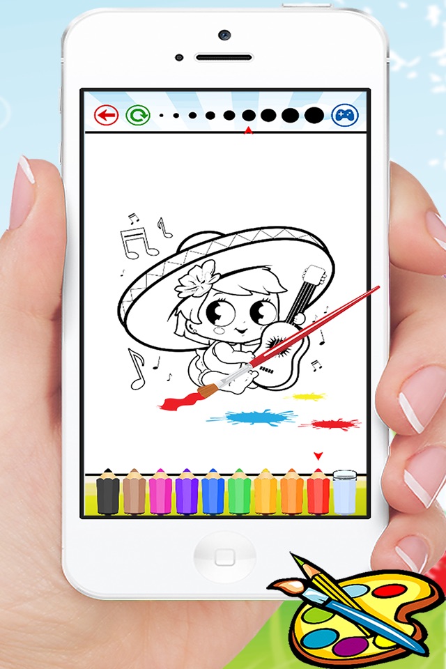 Kid Animal & Flower Coloring Book - Drawing for Kids Games screenshot 3
