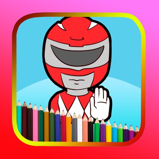 Coloring For Paint Kids Power Ranger Version iOS App