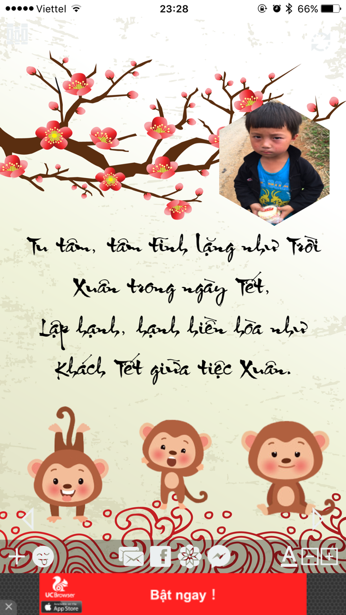 Làm Thiệp Chúc Tết Bính Thân - Xuân 2016 - Tết Nguyên Đán