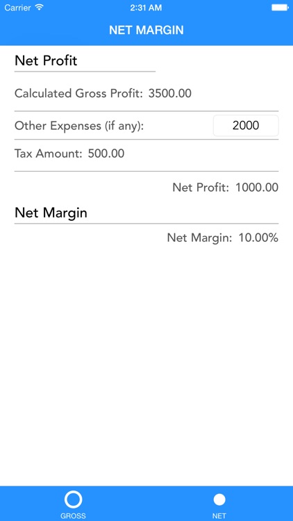 Margin Cal