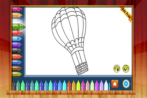 Coloring Book Airplanes screenshot 4