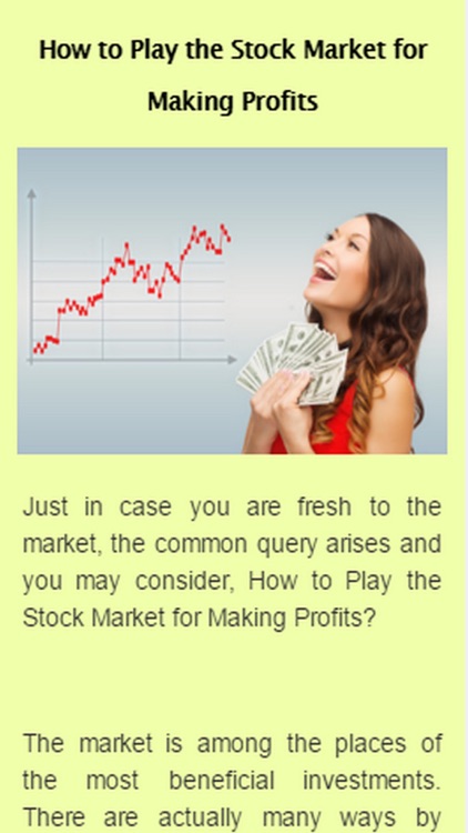 How To Play The Stock Market