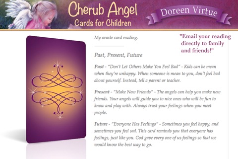 Cherub Angel Cards for Children - Doreen Virtue screenshot 3