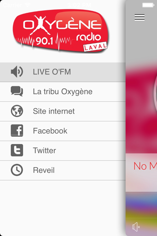 Oxygène Radio Laval screenshot 2