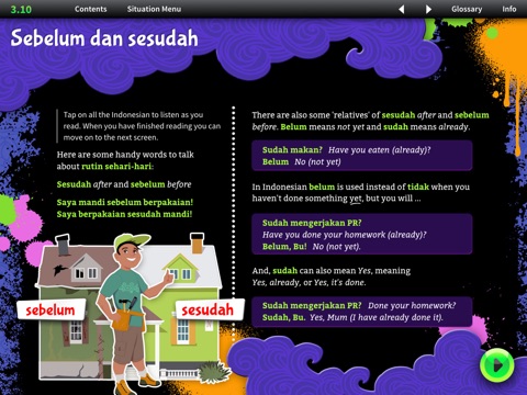 iCan Speak Indonesian Level 1 Module 7 screenshot 2