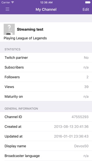 Mobile Streaming for Twitch(圖1)-速報App