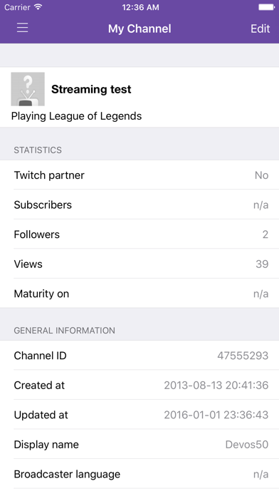 How to cancel & delete Mobile Streaming for Twitch from iphone & ipad 1