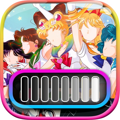 FrameLock Manga & Anime – Screen Maker Photo Overlays Wallpaper - “ Sailor Moon Edition ” for Pro