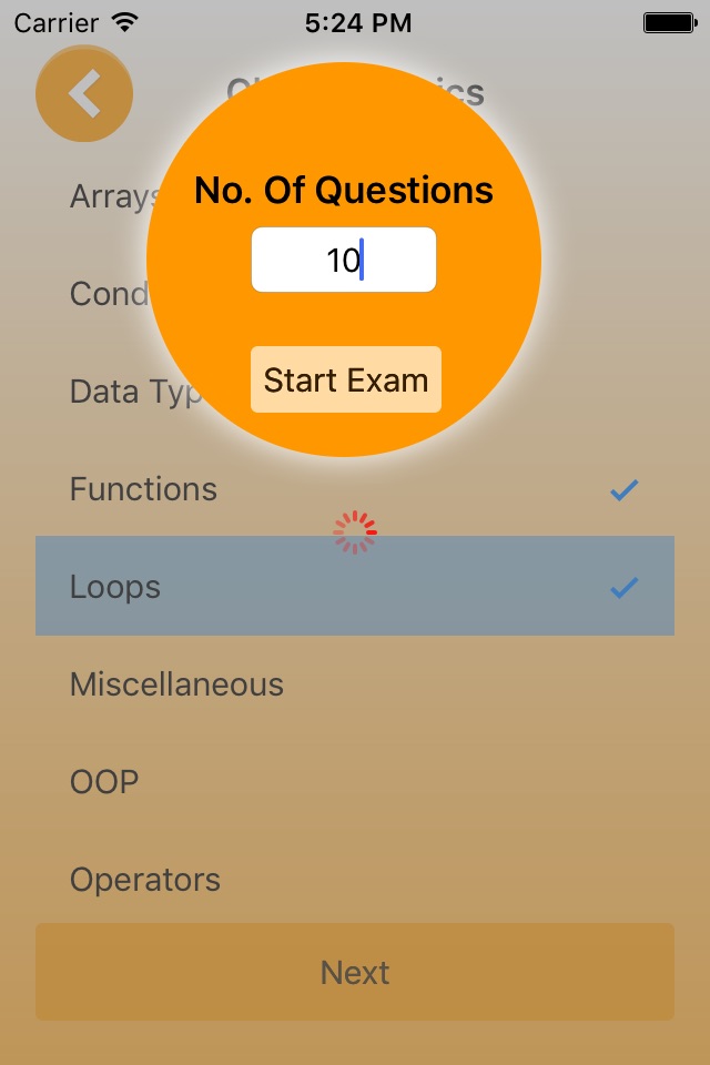Bodacious C++ Exam Simulator screenshot 3