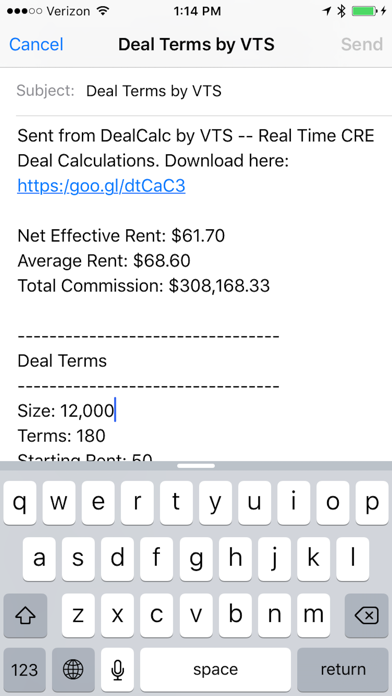 DealCalc by VTS - Commercial Real Estate Leasing and Asset Management screenshot
