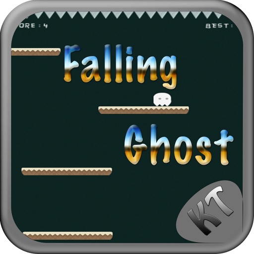 Falling Down Ghost Icon
