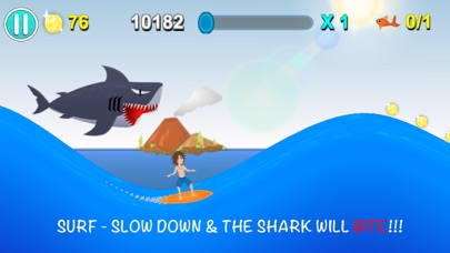 How to cancel & delete Space Surf : Shark Attack from iphone & ipad 1