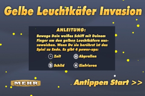 Gelbe Leuchtkäfer Invasion - náhled