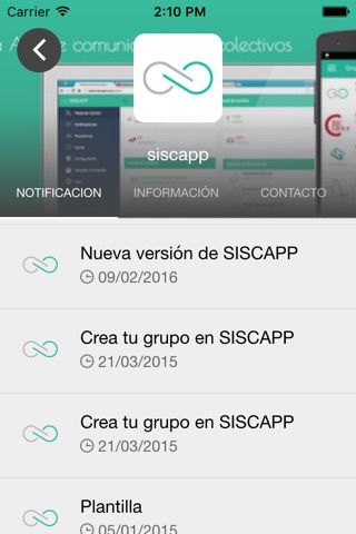SISCAPP screenshot 2