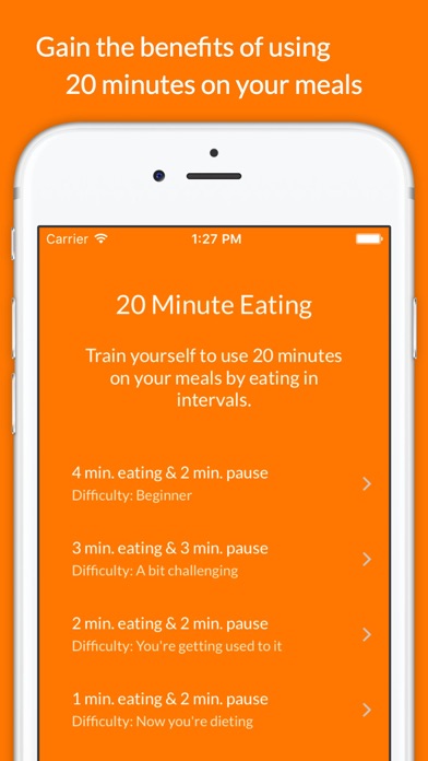 20 Minute Eating - Eat Slower Screenshot 1