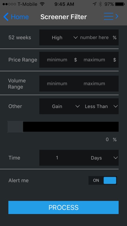 Stock Screener : Stock Analyst