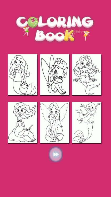 Kids Coloring Book - Princess Cartoon