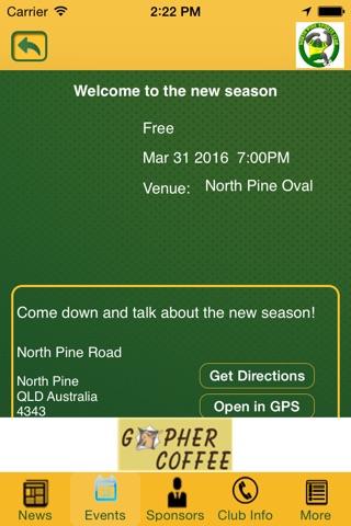 North Pine Sports Club screenshot 2