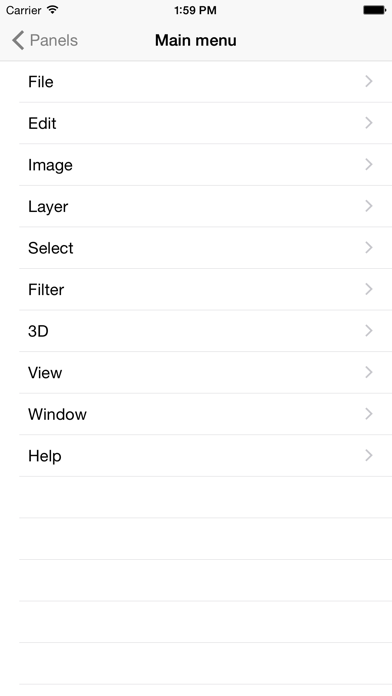 SHORTCUTS FOR PHOTOSHOP CS6 3.0 IOS