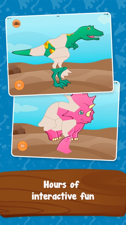 Dinosaur Builder Puzzles for Kids Boys and Girls screenshot-4