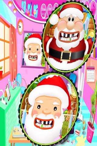 Crazy Santa Dentist Saloon - Makeover screenshot 2