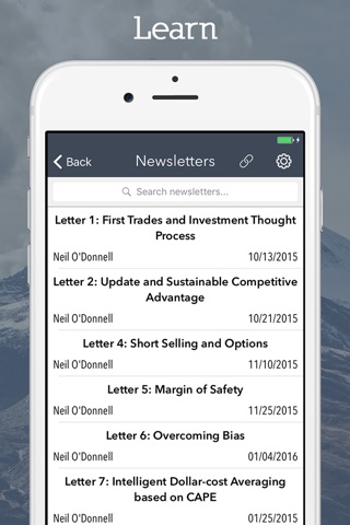 O'Donnell Financial Newsletter screenshot 2