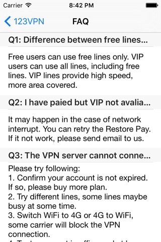 123VPN - Reliable and Simple screenshot 4