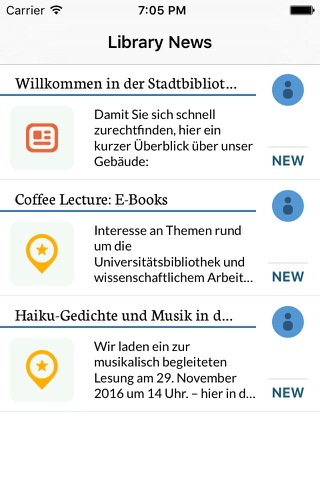 BiBlue Bibliotheks-Infos screenshot 3