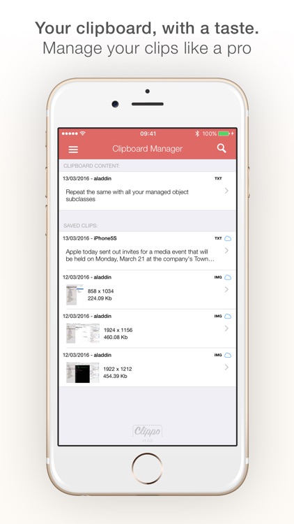 Clippo - Clipboard manager screenshot-0