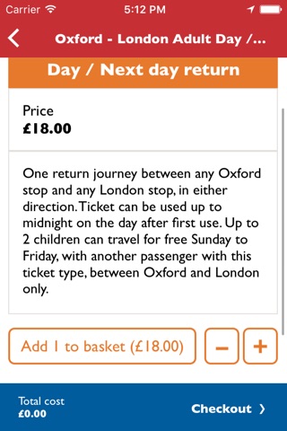 Oxford Tube Mobile Ticket screenshot 3