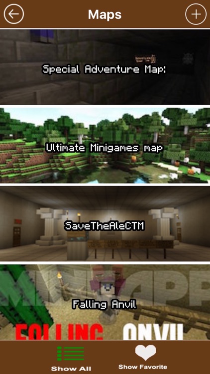 Maps for Minecraft Pocket Edition Free (Map database for MCPE)