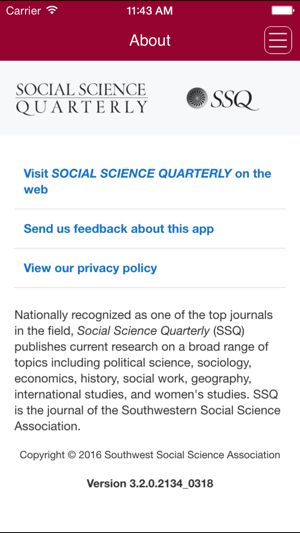 Social Science Quarterly(圖2)-速報App