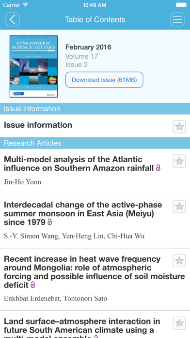 How to cancel & delete Atmospheric Science Letters from iphone & ipad 1