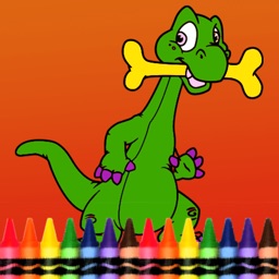 Kids Dinosaur Coloring Book - Drawing Painting Dino Games