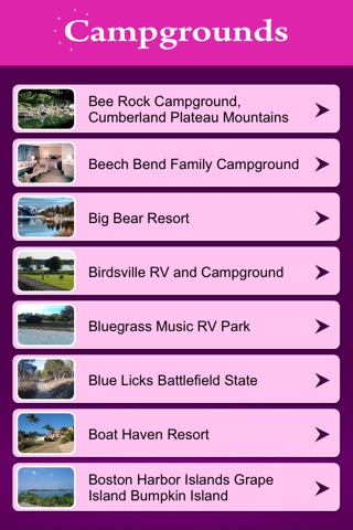 Kentucky Campgrounds and RV Parks screenshot 2