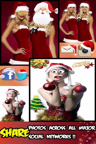 Xmas Photo Editor To Make Your Christmas Holiday Colorful With Emoji Stickers Effect screenshot 2