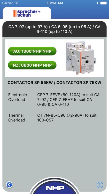 Contactor Selector