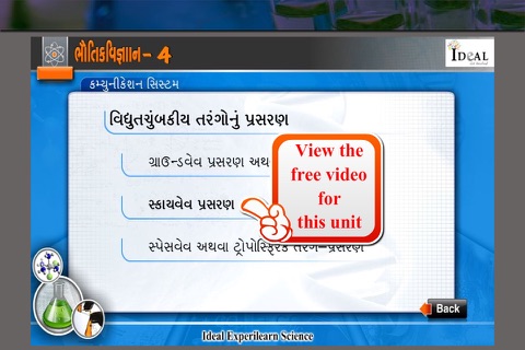 Ideal E-Learning Physics (Sem : 4) in Gujarati screenshot 2