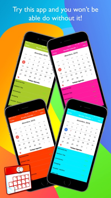 Color Calendar Pro screenshot1