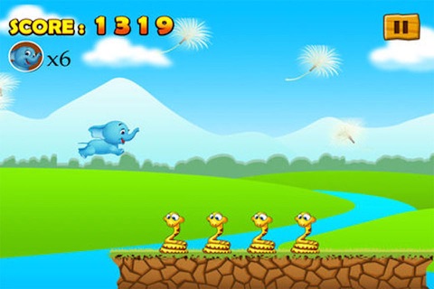 Ninja Baby Elephant Jump - Fun screenshot 3