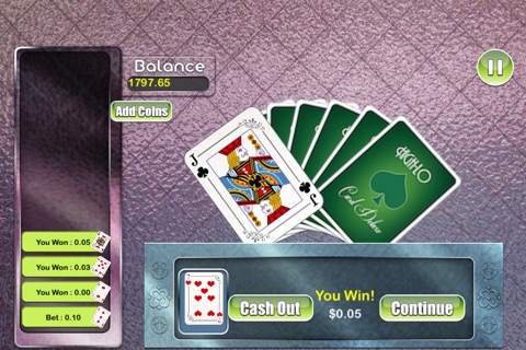 Hi-Lo Casino Deluxe Card Mania - win virtual gambling chips screenshot 3