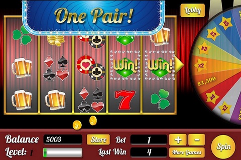 Real Las Vegas Casino Game : Poker Slot - Free screenshot 2