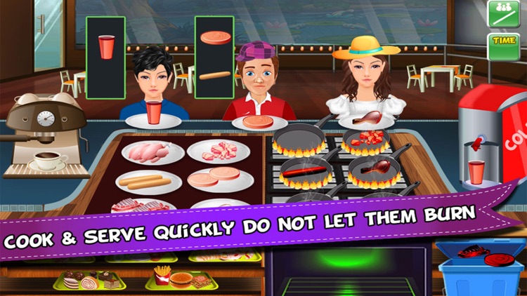 Crazy Chef Kitchen Fever Cooking Games