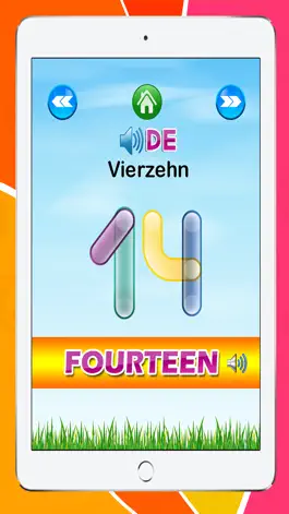 Game screenshot Learning English to German Number 1 to 100 Free : Education for Preschool and Kindergarten apk