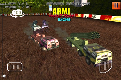 Army Rocket Truck Racing screenshot 2